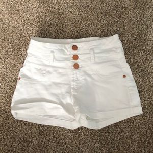 Mid rise shorts